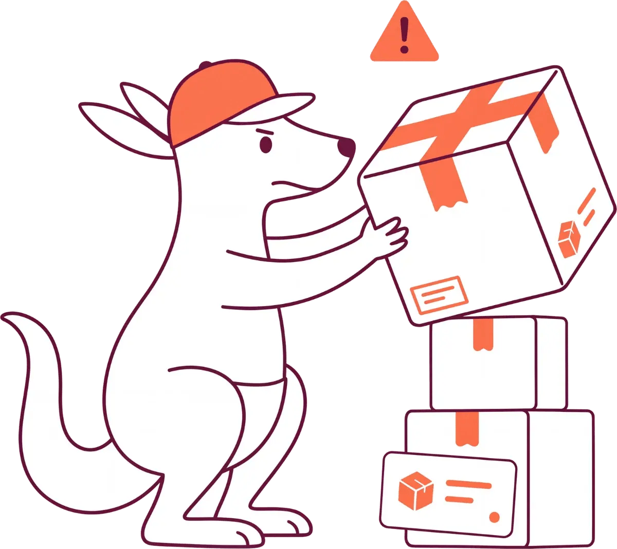 Mascote Kanglu monitorando alertas automáticos